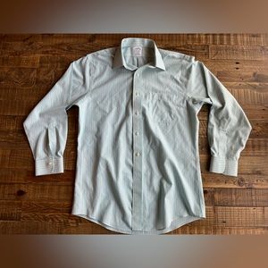 Brooks Brothers Shirt Mens Size M 15.5/32 Striped Long Sleeve Button Down